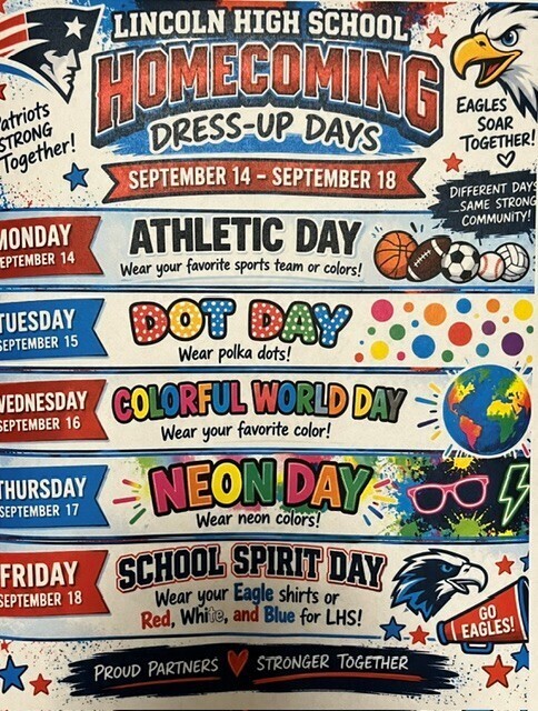 Homecoming dress up days