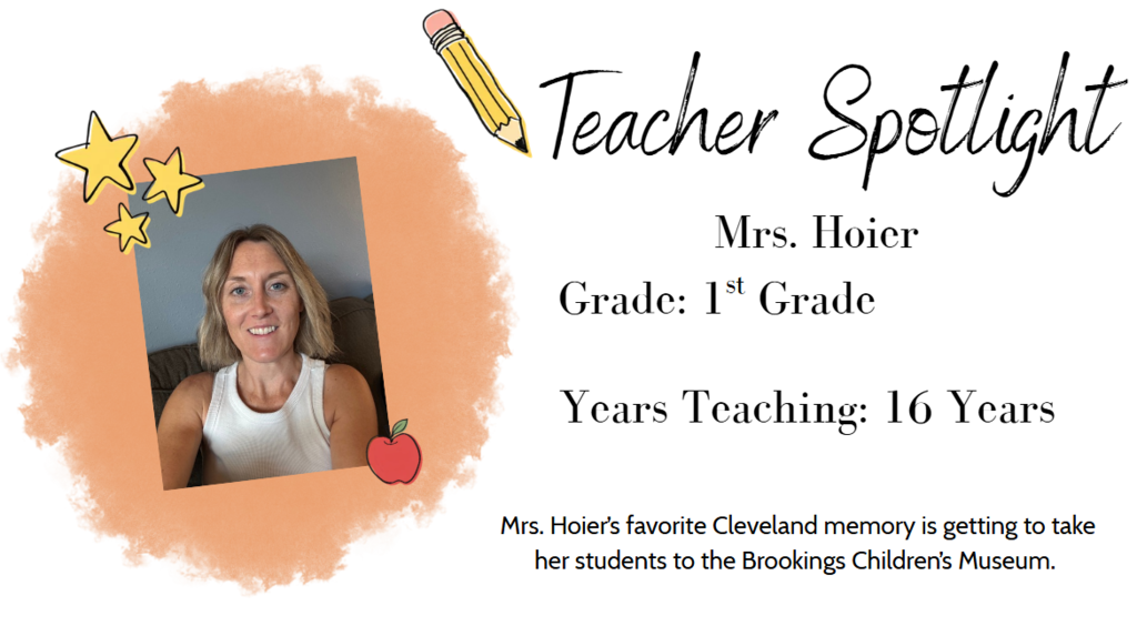 Teacher Spotlight: Mrs. Hoier