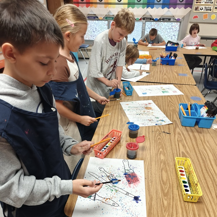 splatter art