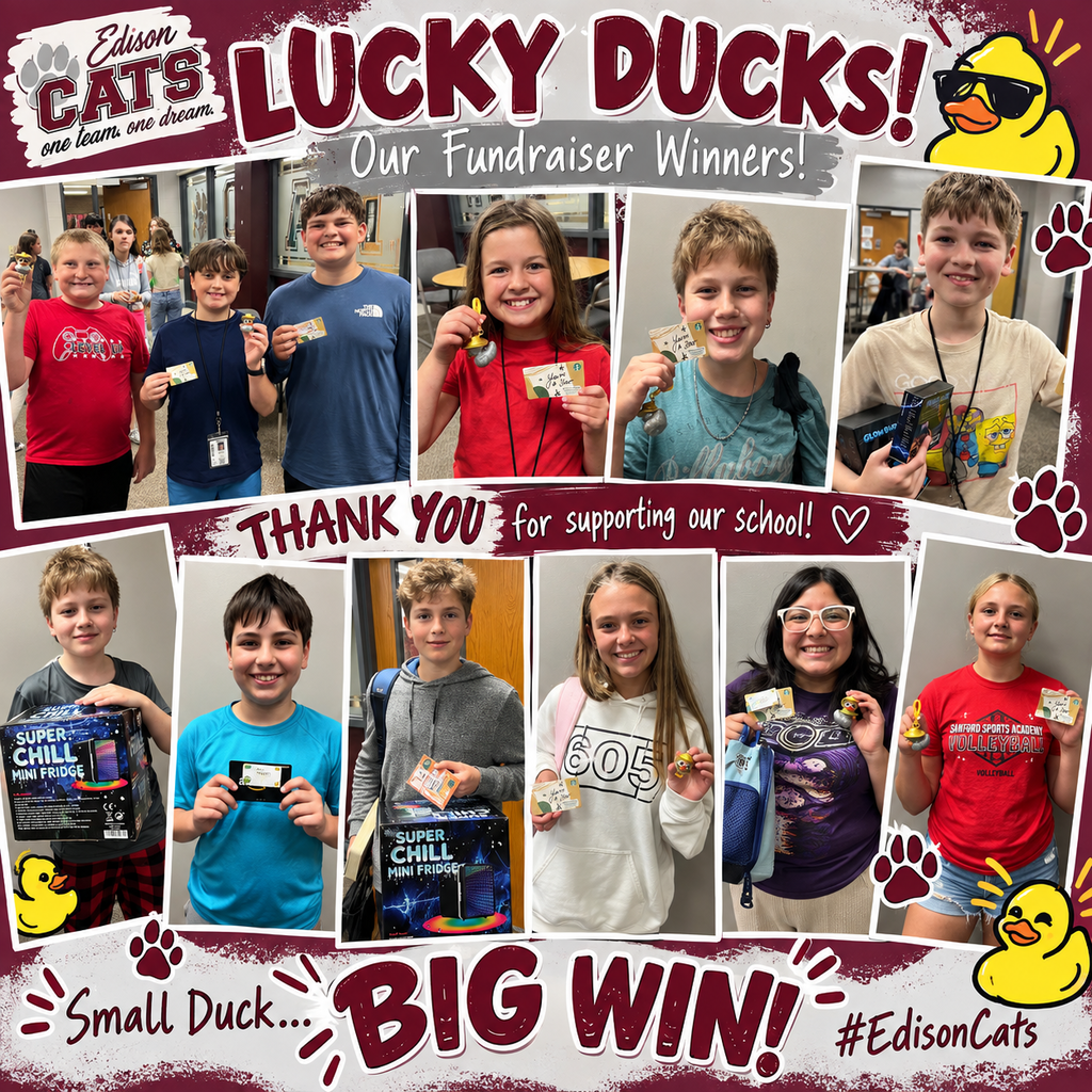 LUCKY DUCK Fundraiser WINNERS!! 
