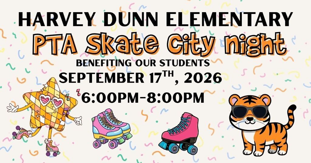 Roller skates, tiger with sunglasses, roller skating star-shaped disco ball