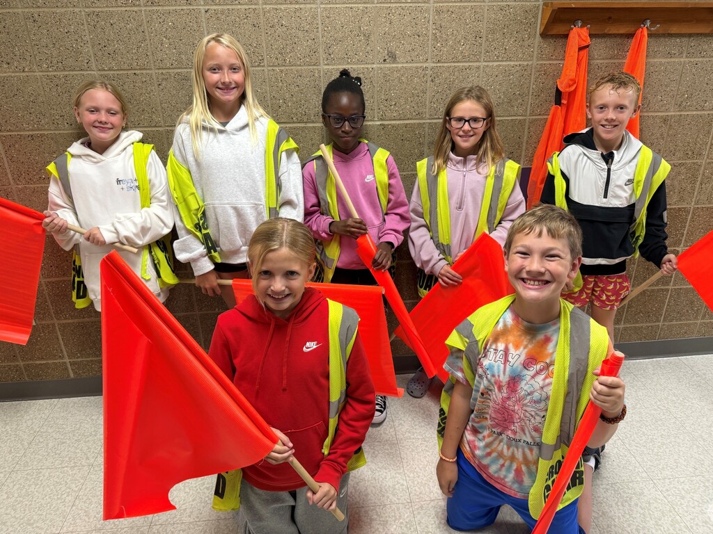 Safety Patrol students