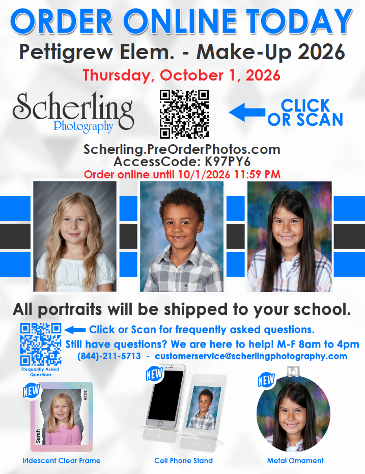 Flyer for MakeUp Picture Day