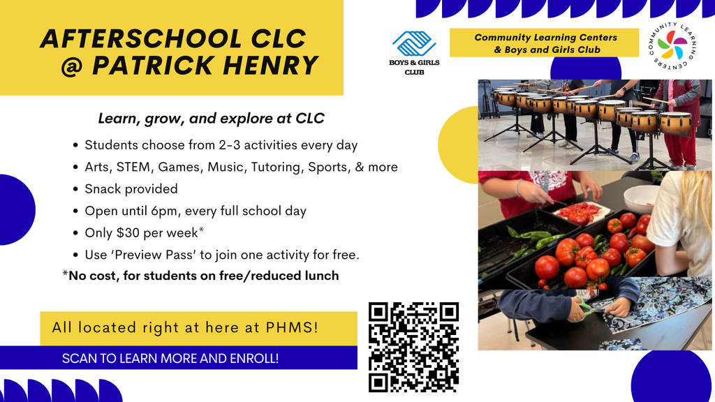CLC Information for Patrick Henry
