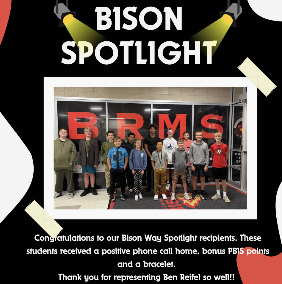 Students who received positive phone calls home for having great weeks