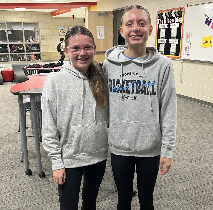 Students and staff are participating in dress up week - so far we have had twin and wacky days!
