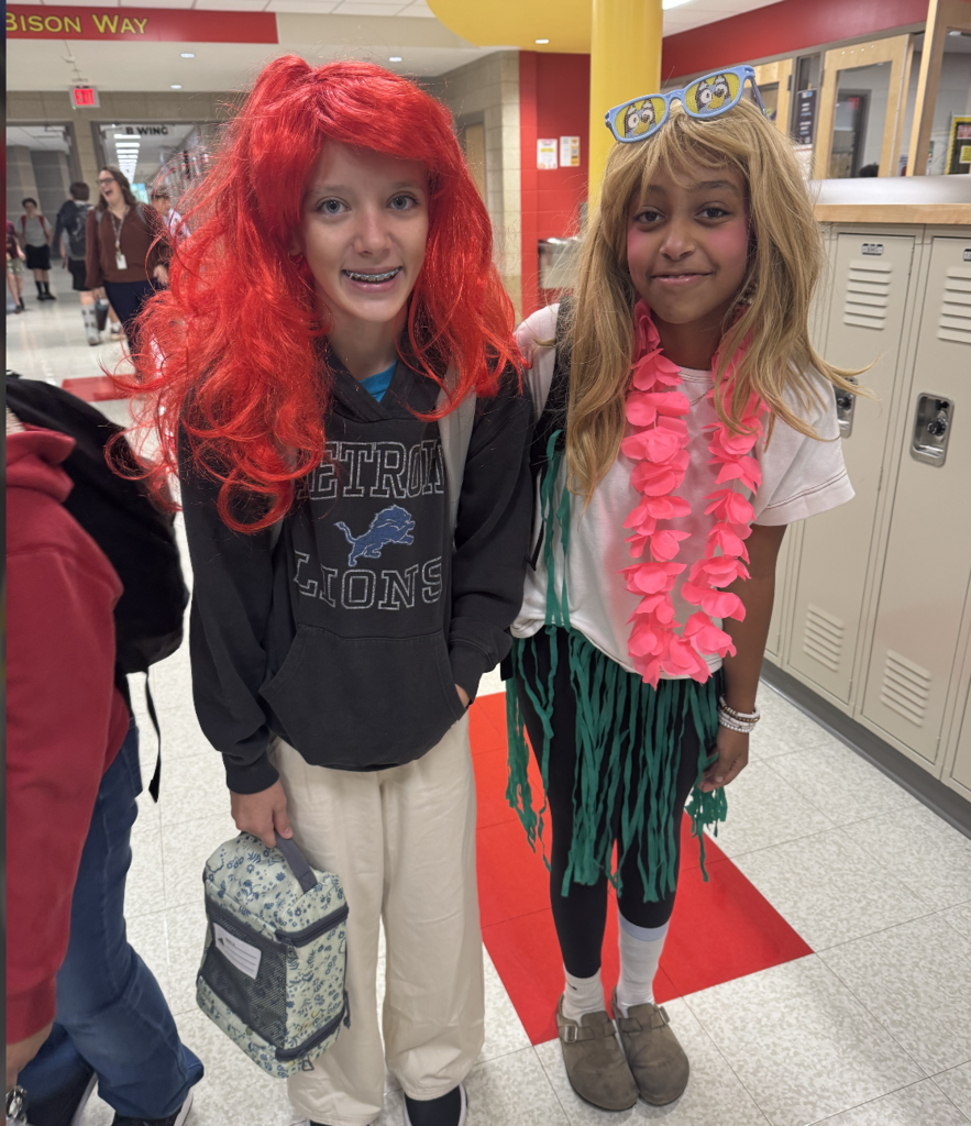 Students and staff are participating in dress up week - so far we have had twin and wacky days!