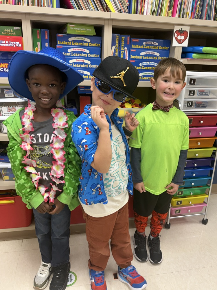 students dressed in crazy clothes