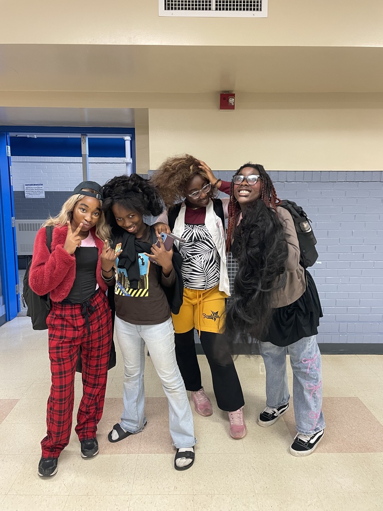 Students posing for dress up days