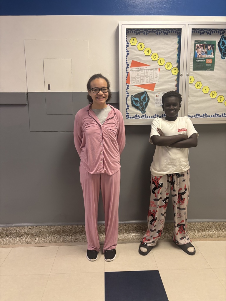 Students posing for dress up days