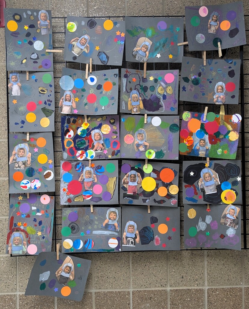 Students' art project.