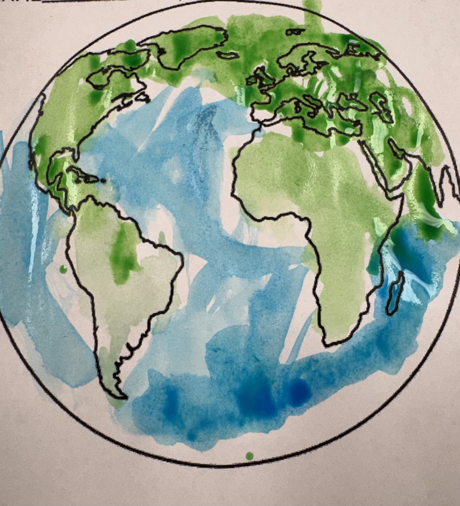 Student Artwork of the world 