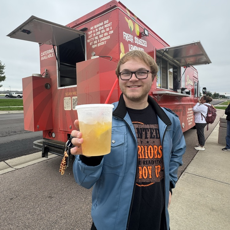 Ben Reifel staff had a visit from a local food truck 