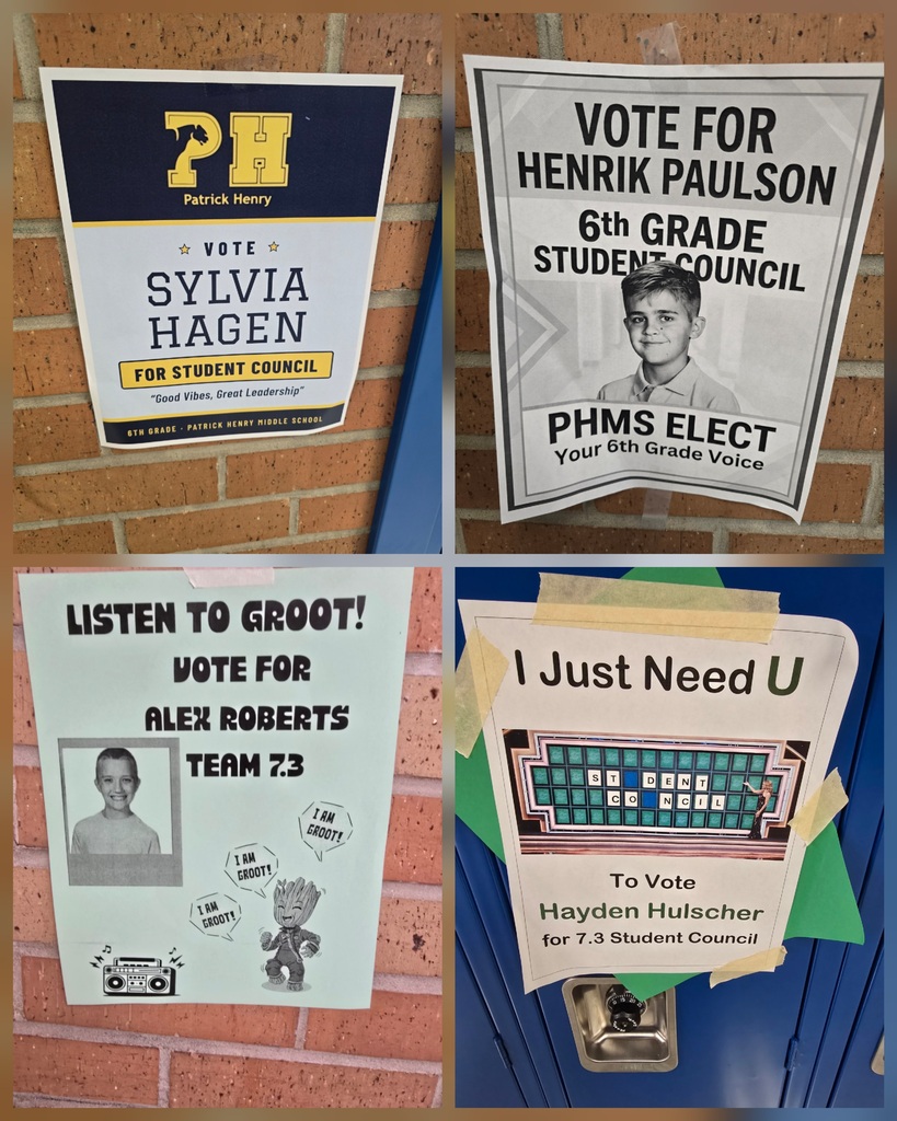 Student Council Campaign Posters