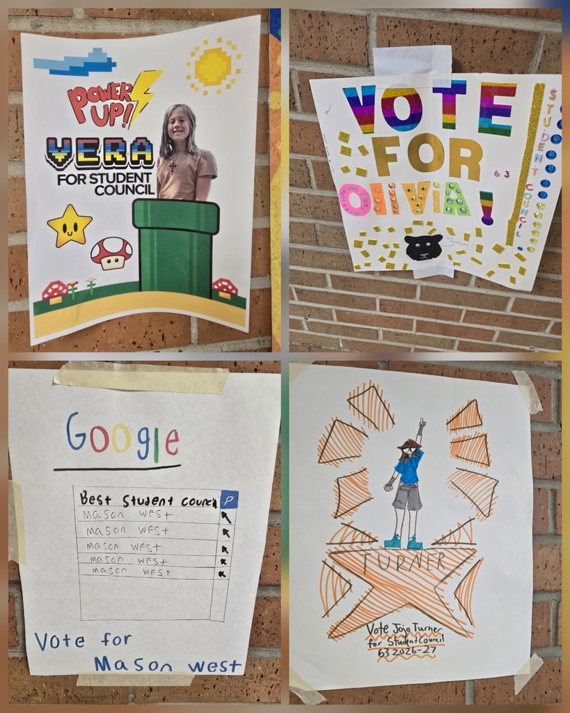 Student Council Campaign Posters