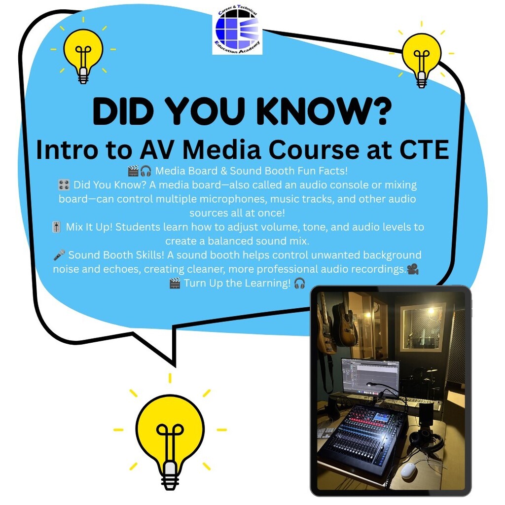 Did you know at CTE? Intro AV Media