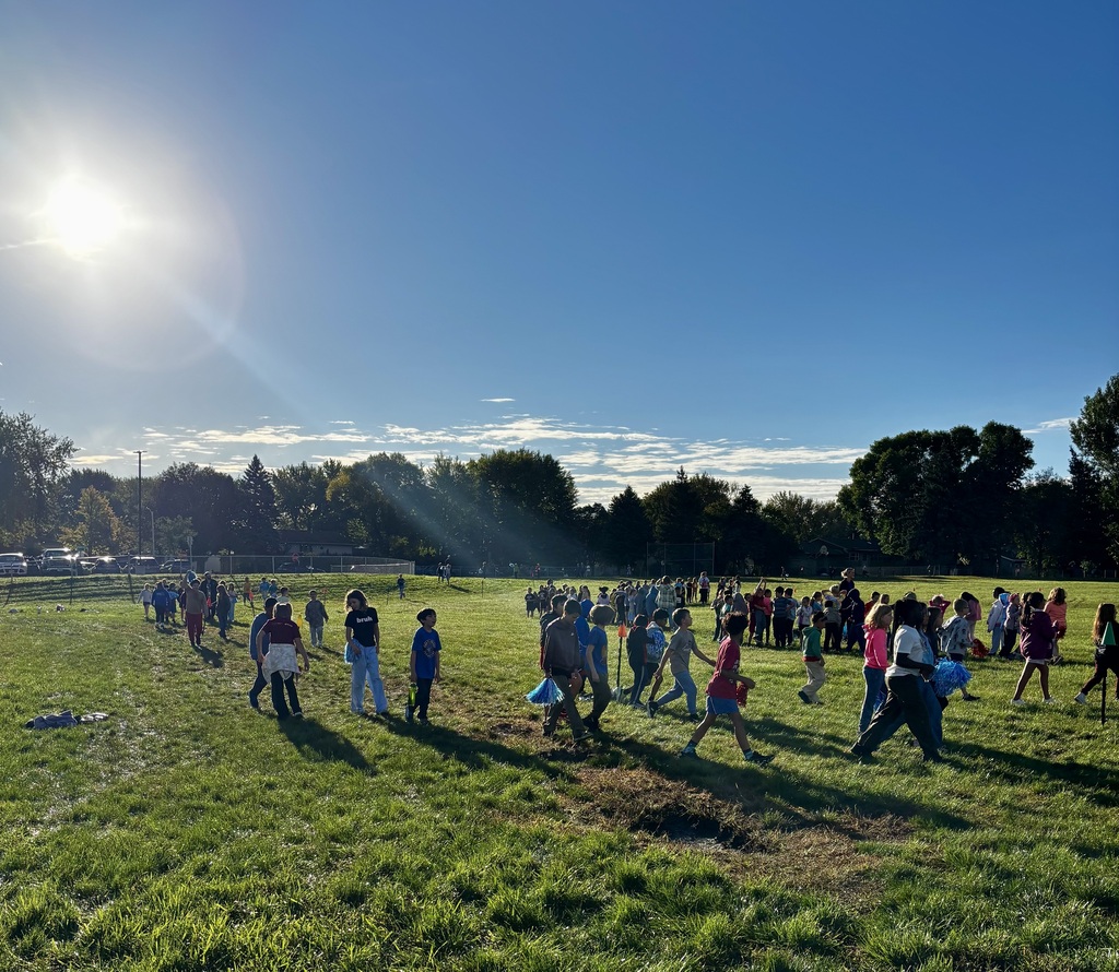students walking