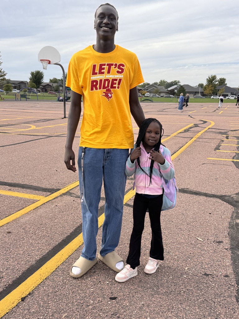 RHS student and Pettigrew student on playground 