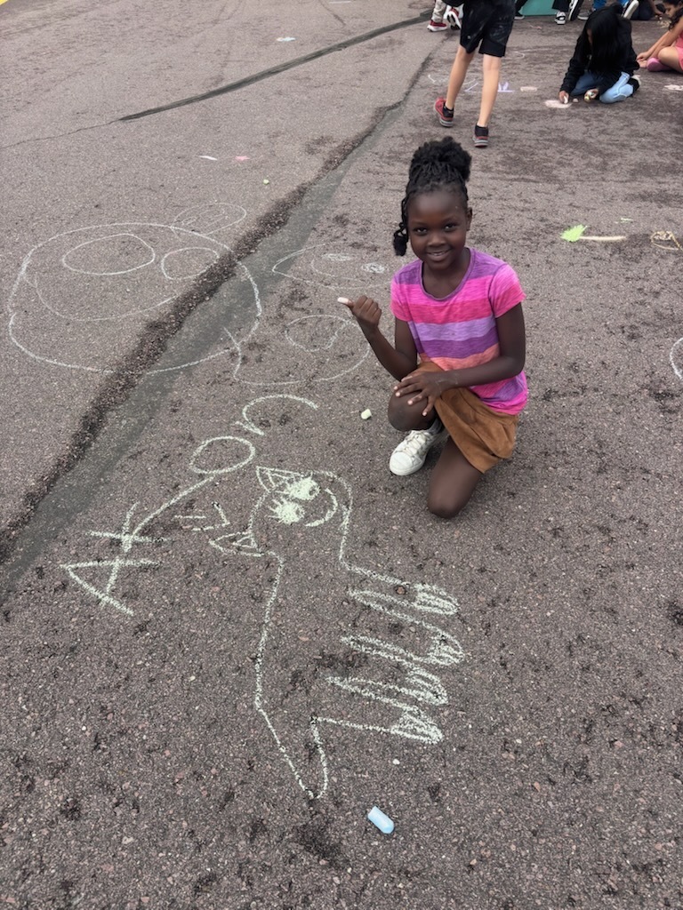 chalk the block
