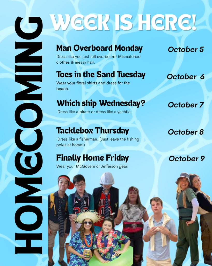 Homecoming Week Dress Up Days 