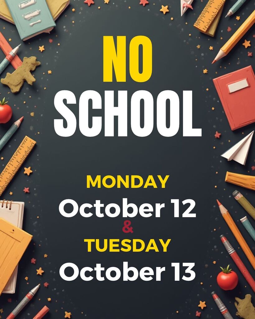 No School Monday or Tuesday
