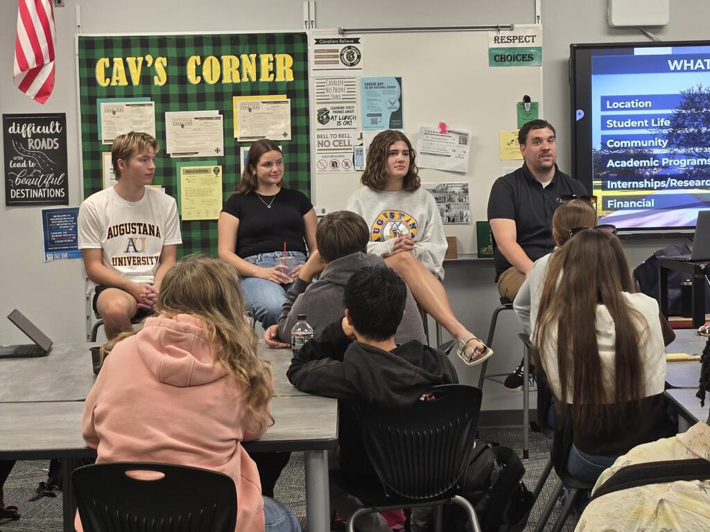 Former Cavalier students from Augustana share about campus life at Augie.