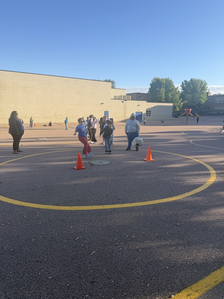 More soccer on the playground
