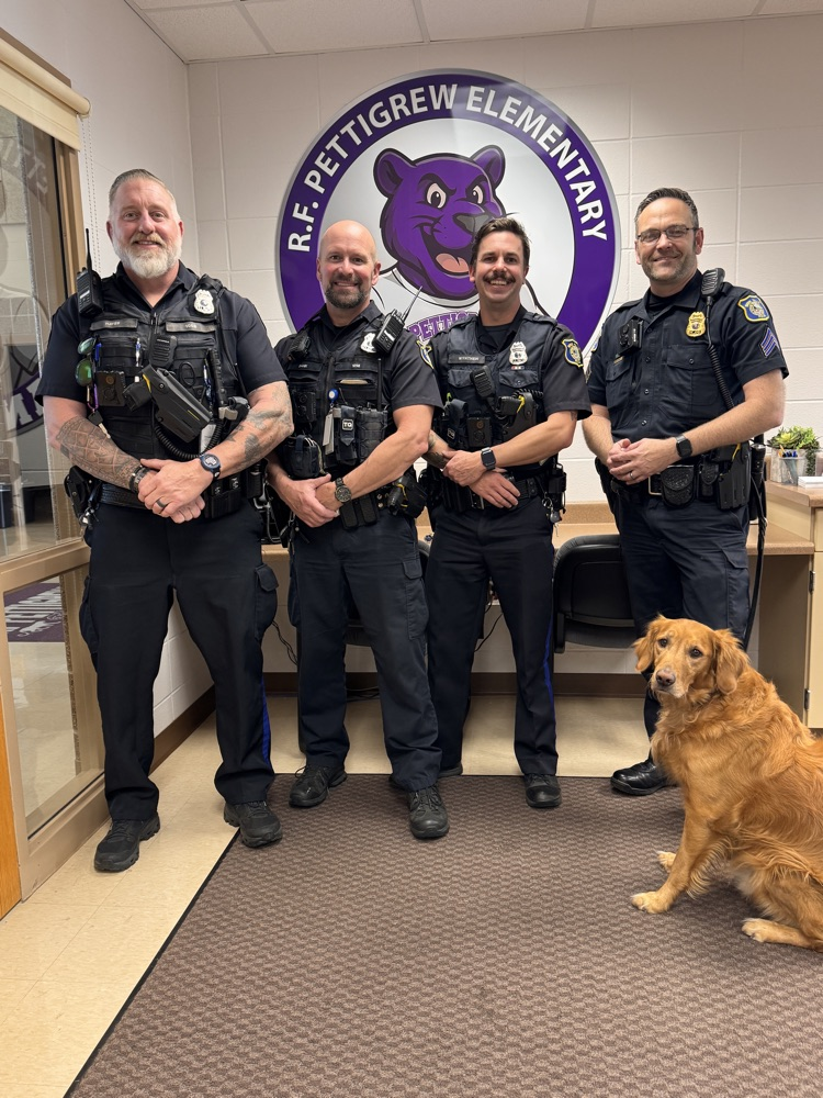 resource officers make a lock drill visit