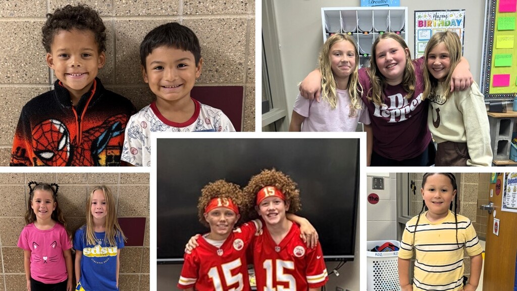 Classroom of students dressed up in something that is true to them or defines them. 