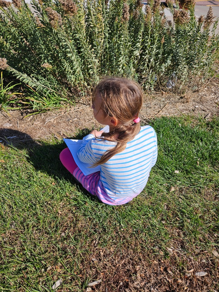 a student writing in their science journal