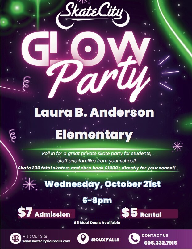 Skate Party October 21, 2026
