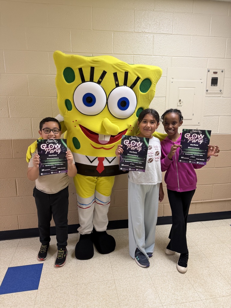 Sponge Bob with students