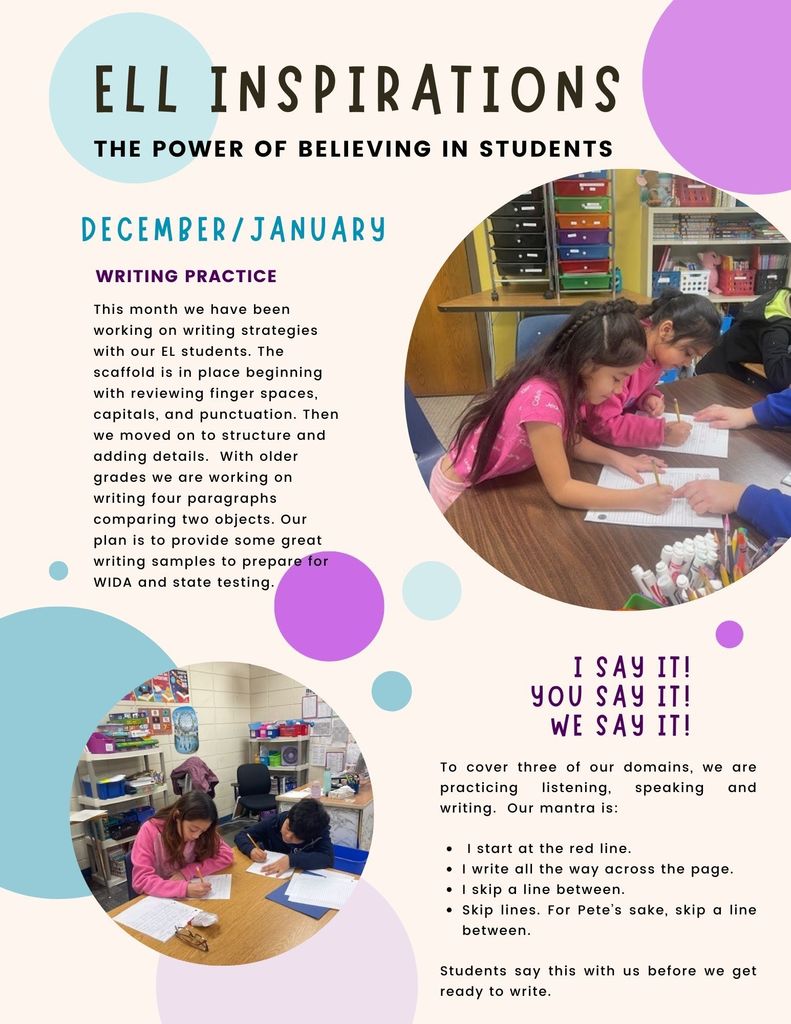 ELL newsletter Dec/Jan