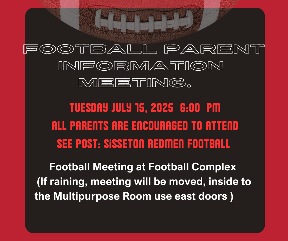 Football Meeting July 15th, 6pm 