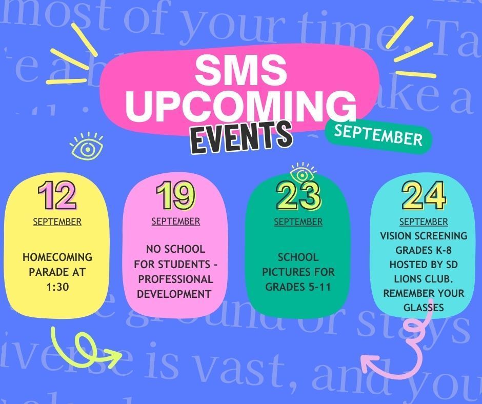 September Upcoming Events