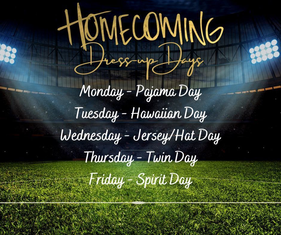 Homecoming Dress-up Days