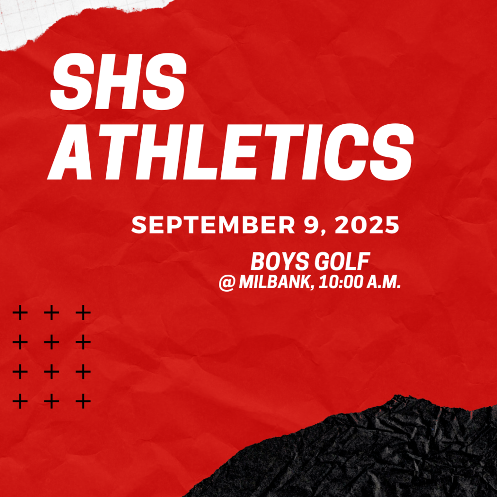 Good luck to our SHS student-athletes!