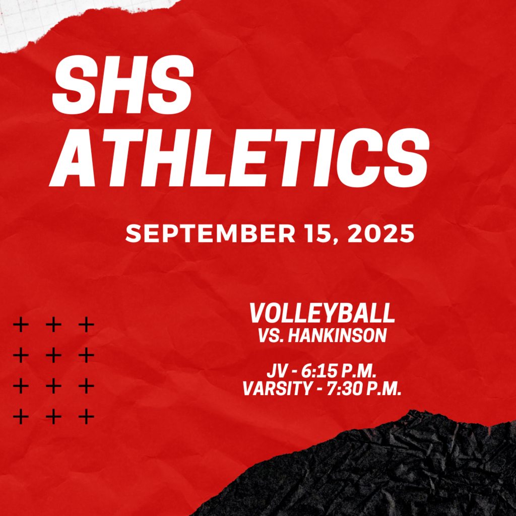 Good luck to our SHS student-athletes!