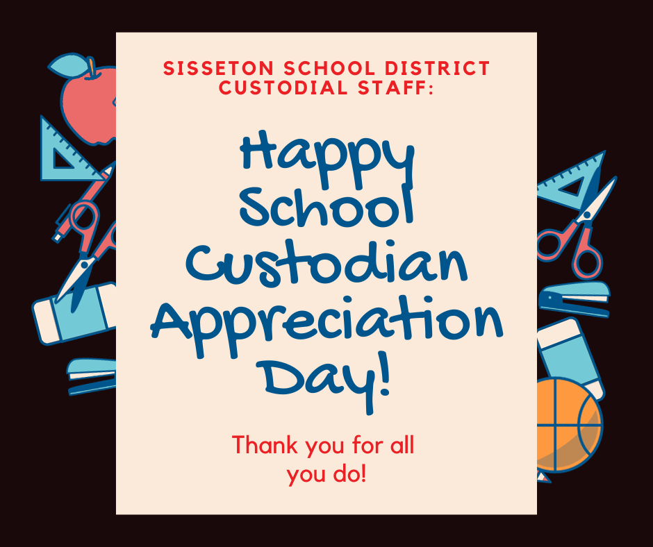 THANK YOU to our custodial staff members for keeping our school buildings, grounds, and facilities looking great!