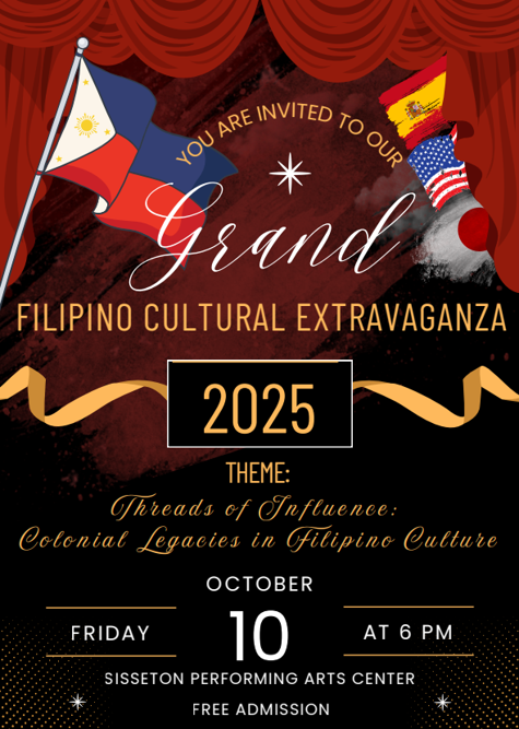 Please join us for an evening of cultural festivities!  Friday, October 10 at 6:00 p.m.  Sisseton Performing Arts Center. FREE Admission