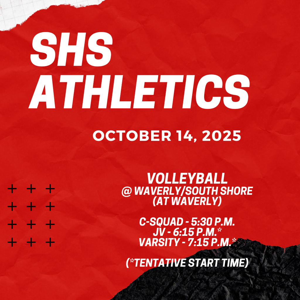 Good luck to our SHS student-athletes!