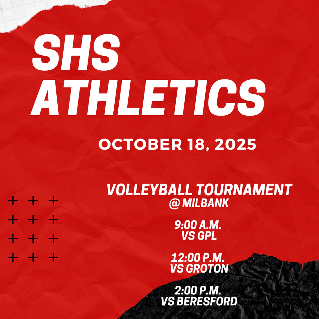 Good luck to our SHS student-athletes!