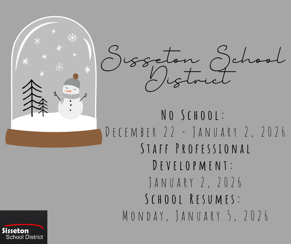 Winter Break is December 22 - January 2. PD on January 2. School will resume on Monday, January 5.   Have a safe Winter Break!