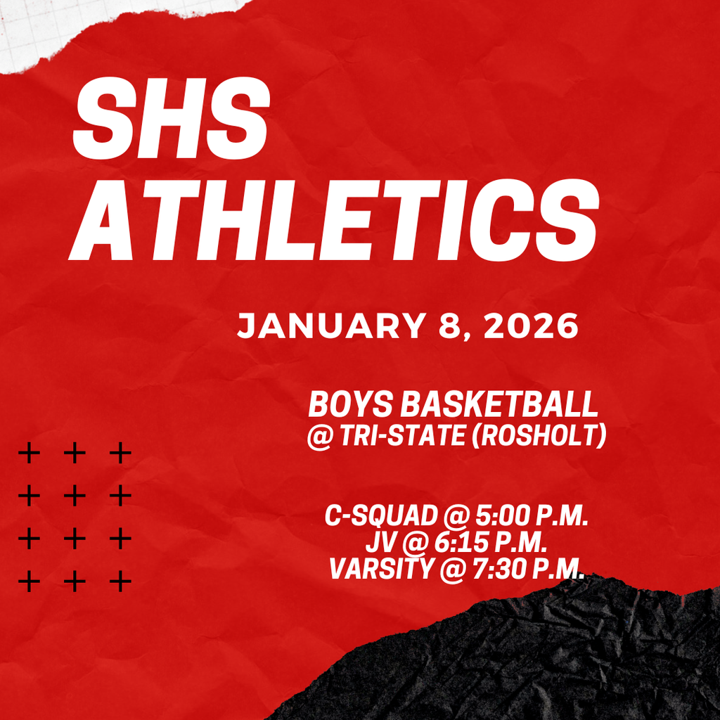 Good luck to our SHS student-athletes!