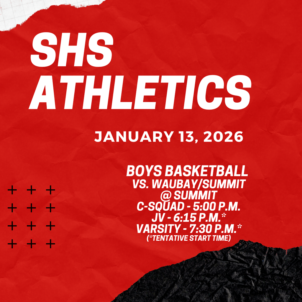 Good luck to our SHS student-athletes!