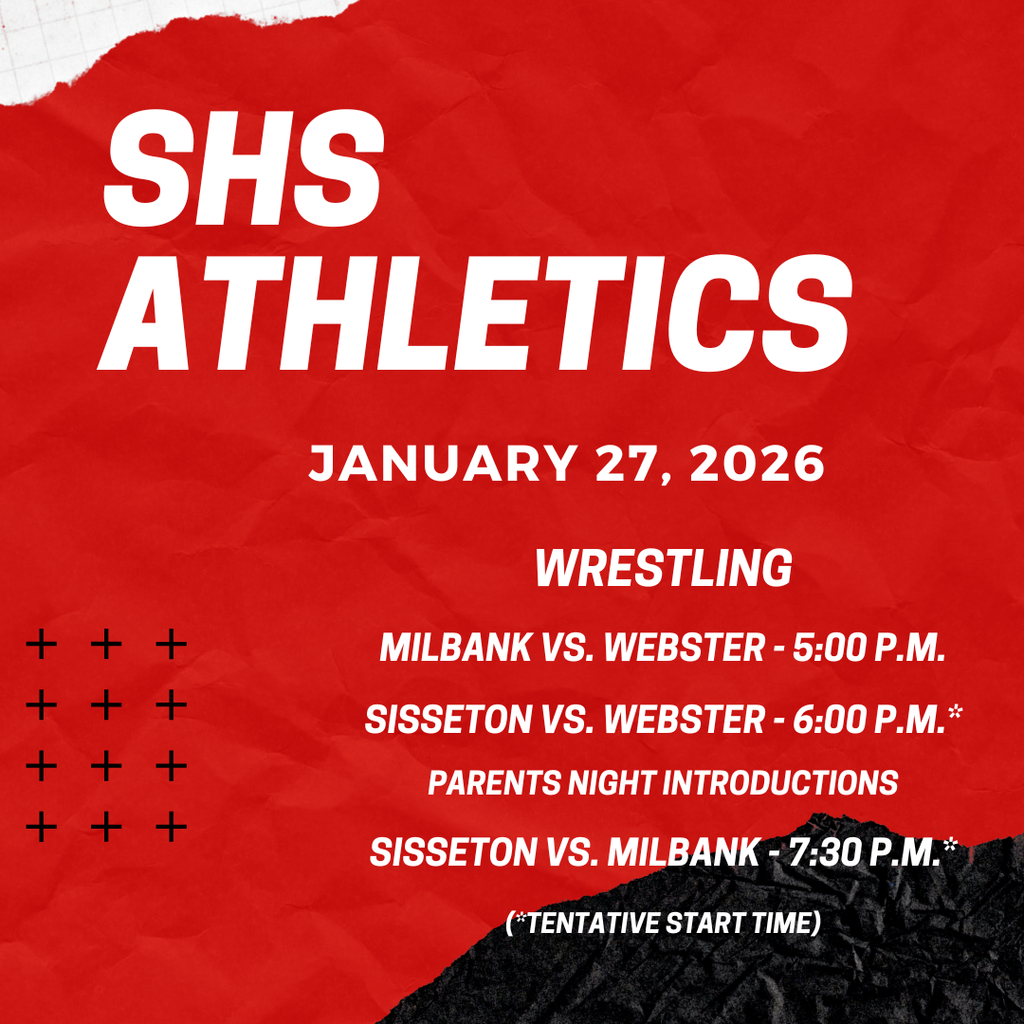 Good luck to our SHS student-athletes!