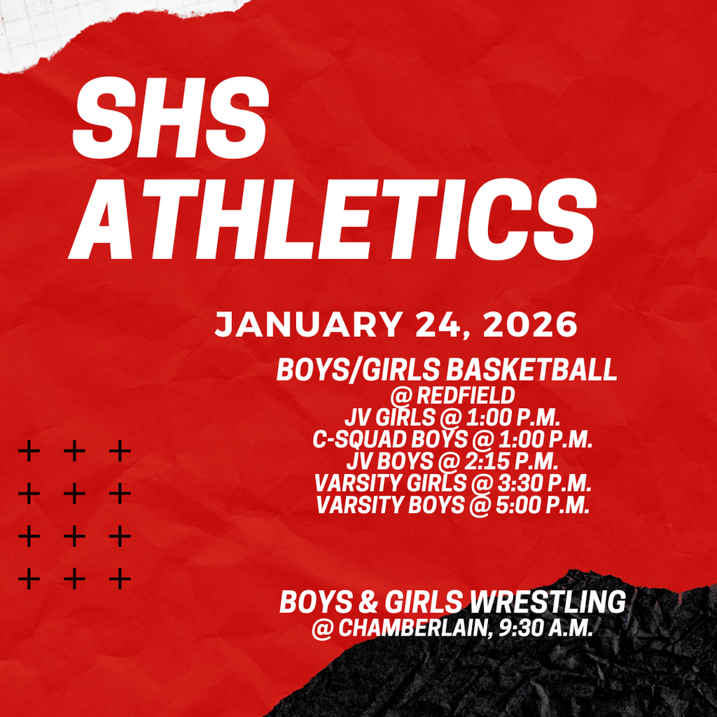 Good luck to our SHS student-athletes!