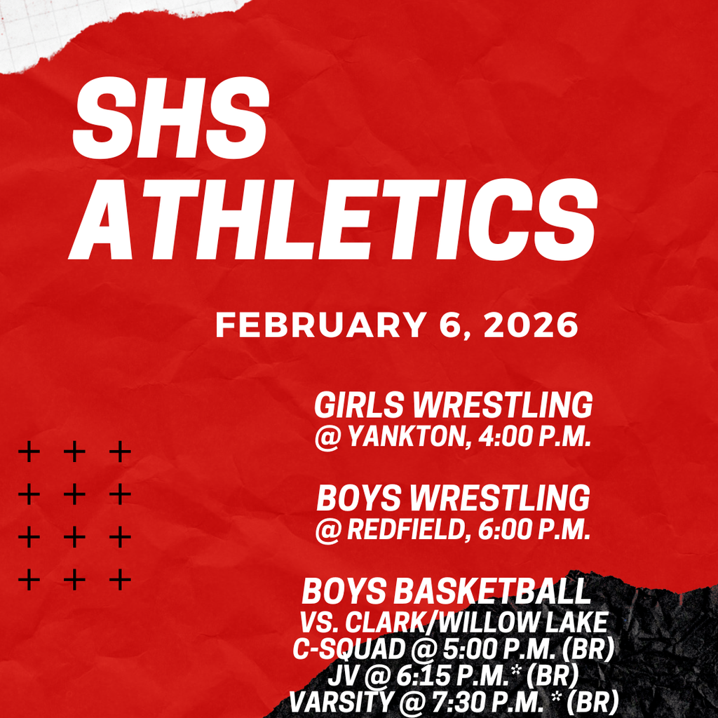 Good luck to our SHS student-athletes!