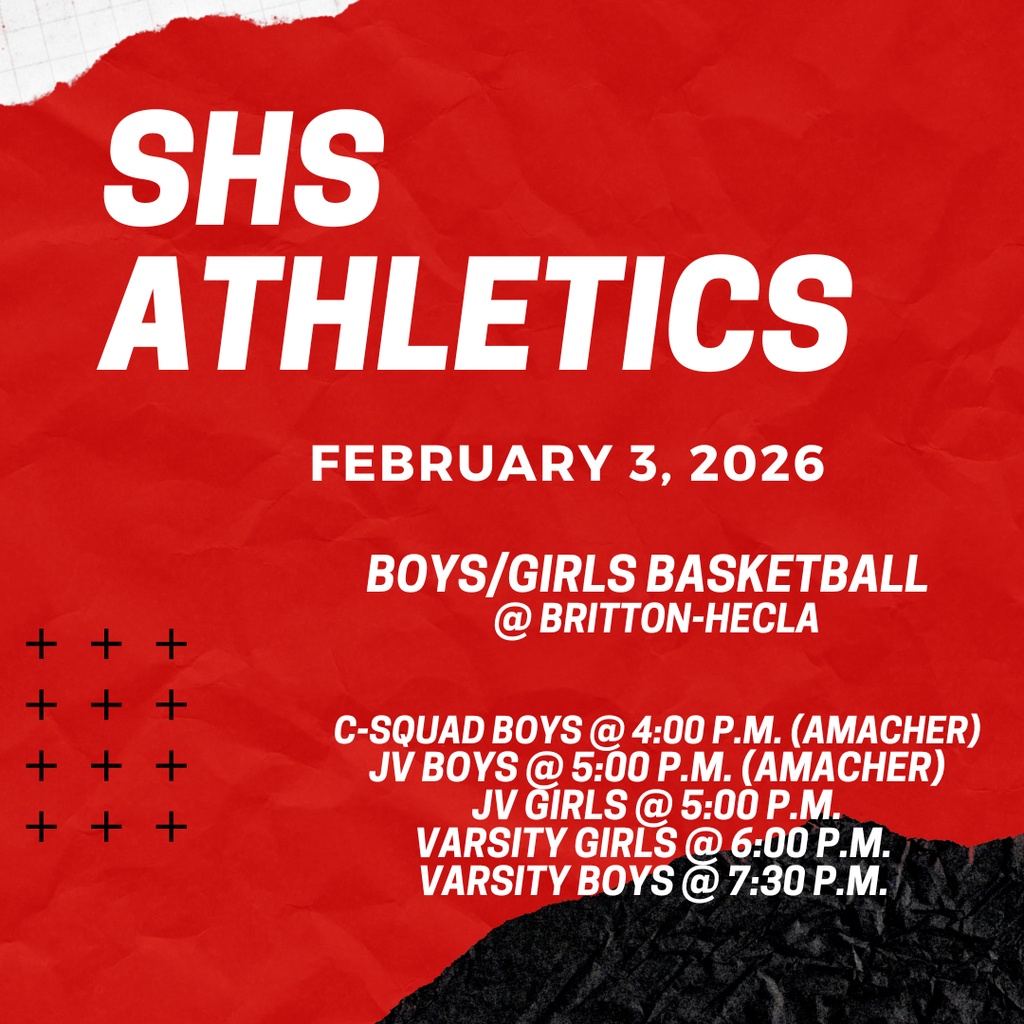 Good luck to our SHS student-athletes!