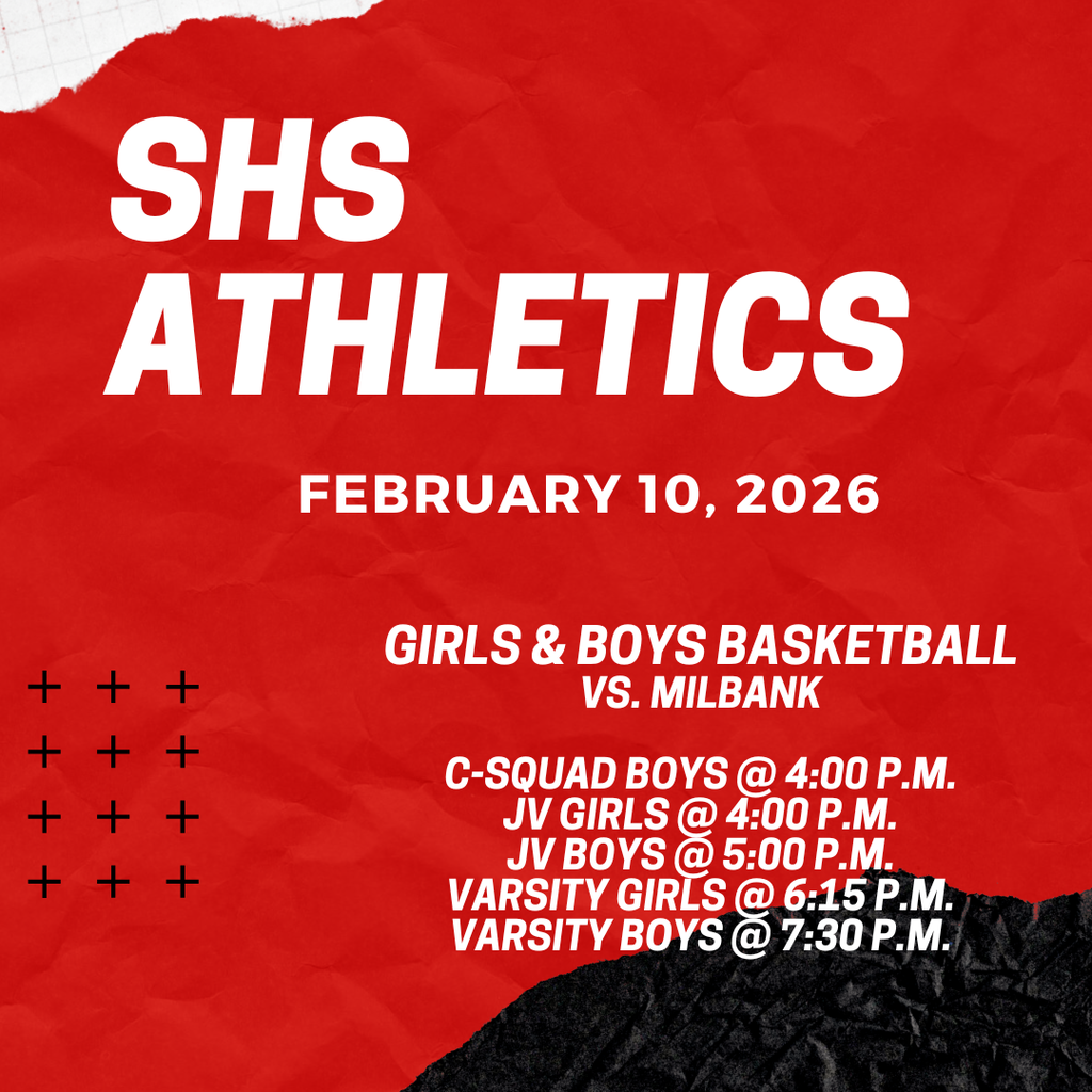 Good luck to our SHS student-athletes!